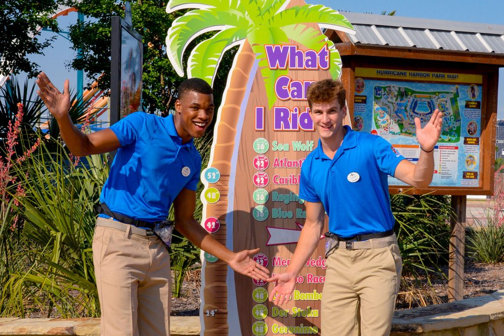 Team members at Six Flags Hurricane Harbor