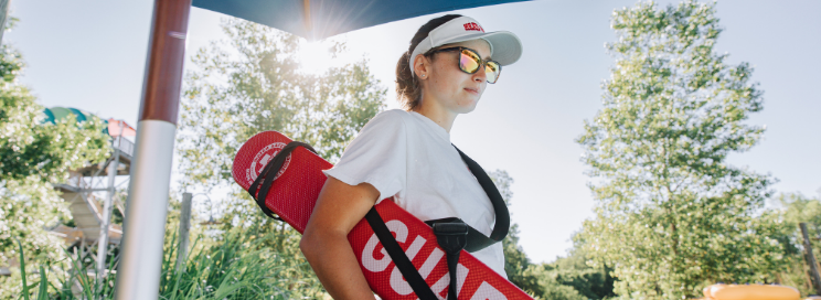 lifeguard at Hurricane Harbor OKC
