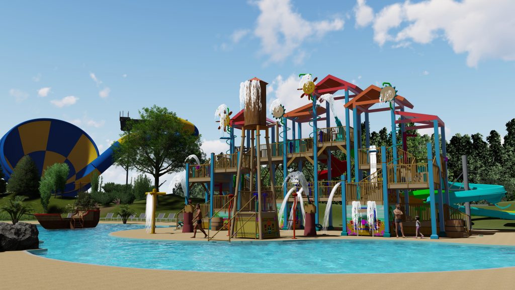 Adventure Cove rendering whole cove -6