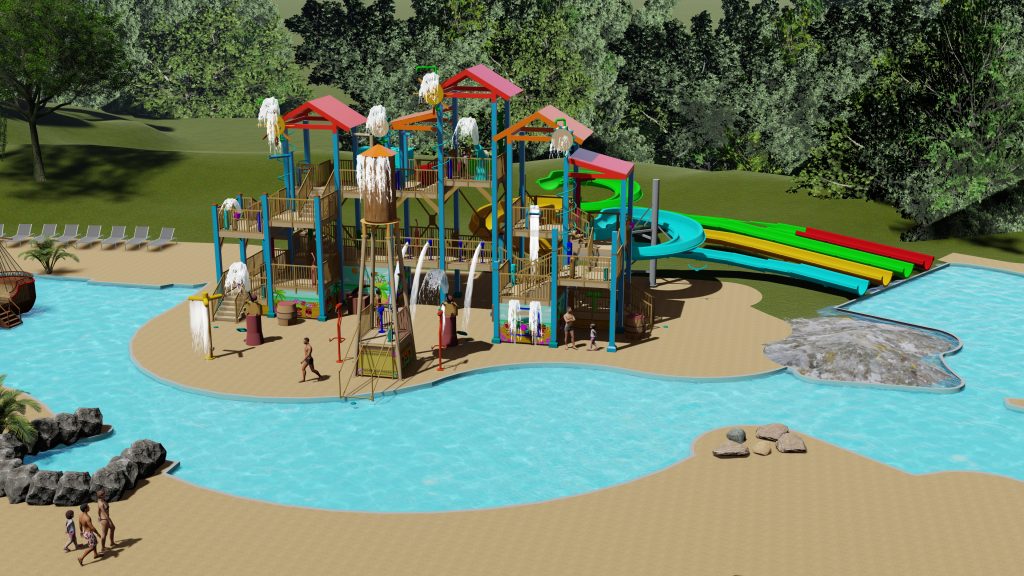 Adventure Cove rendering whole cove -3